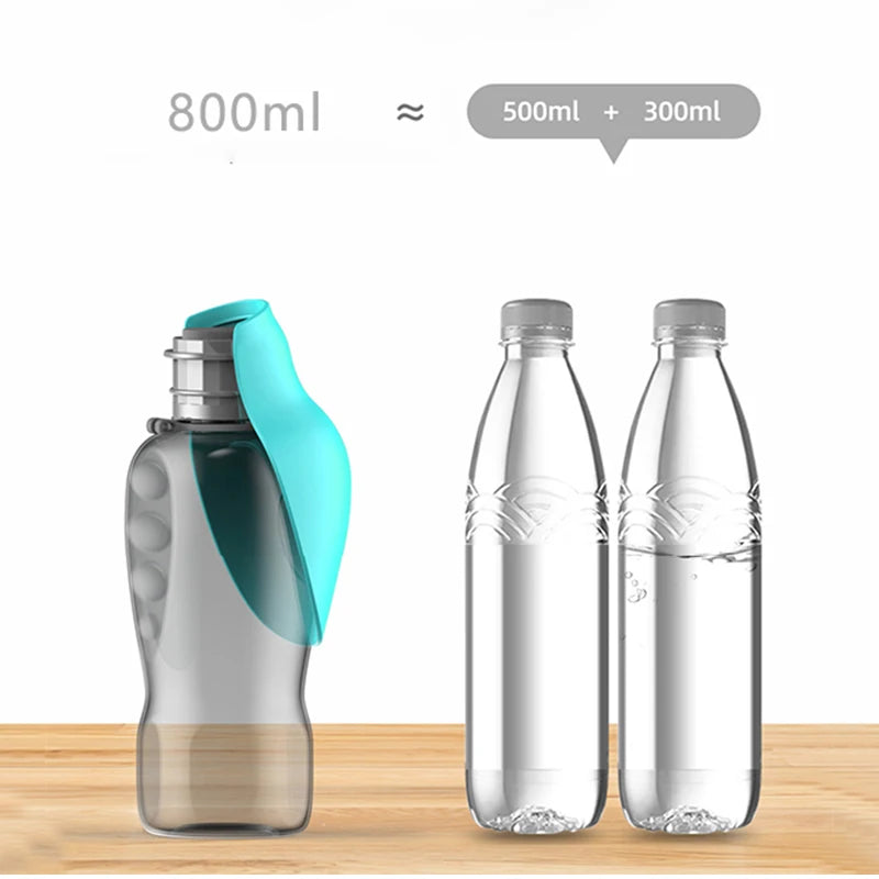 Hundewasserflasche und Reiseflasche in einem