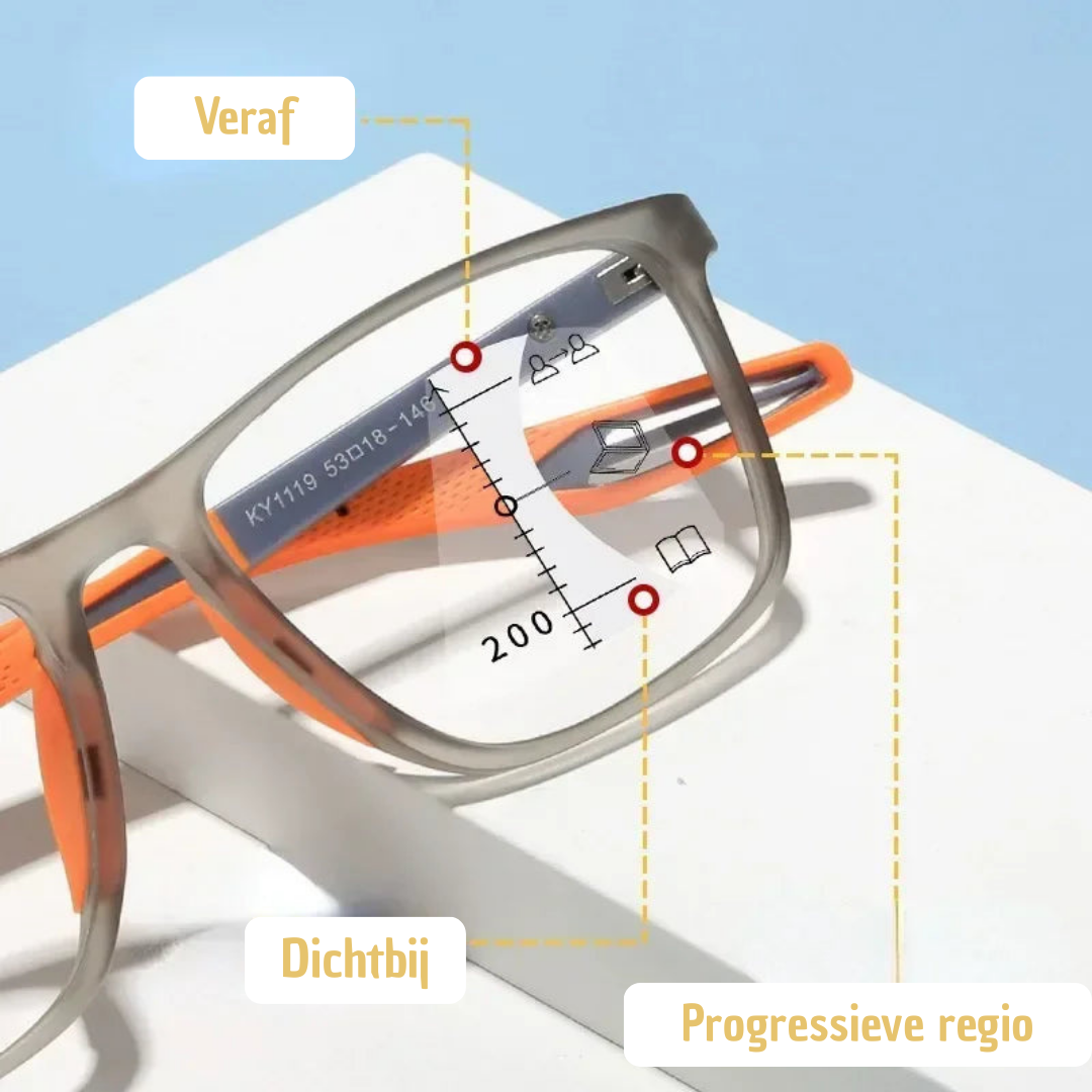 Stilvolle TitanGlas Brille