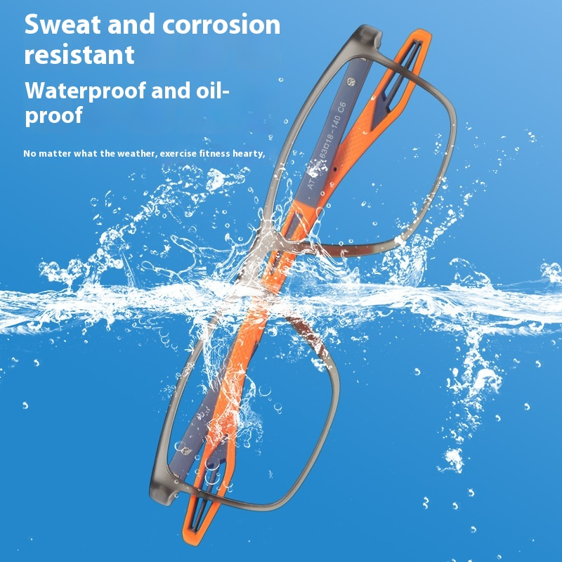 Stilvolle TitanGlas Brille