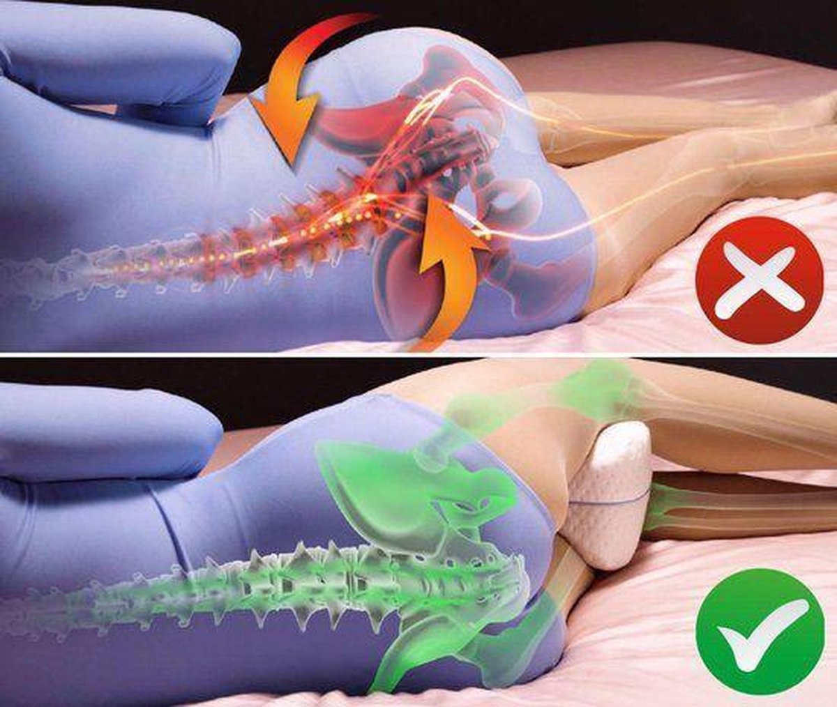 Ergonomisches Kniekissen – die beste Unterstützung