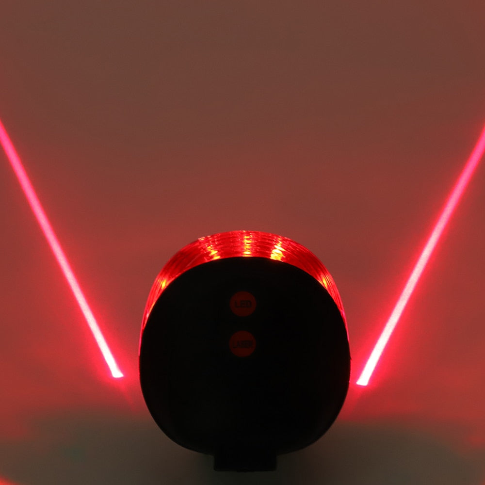 BikeyLight - Fietslamp Met Laser Pro