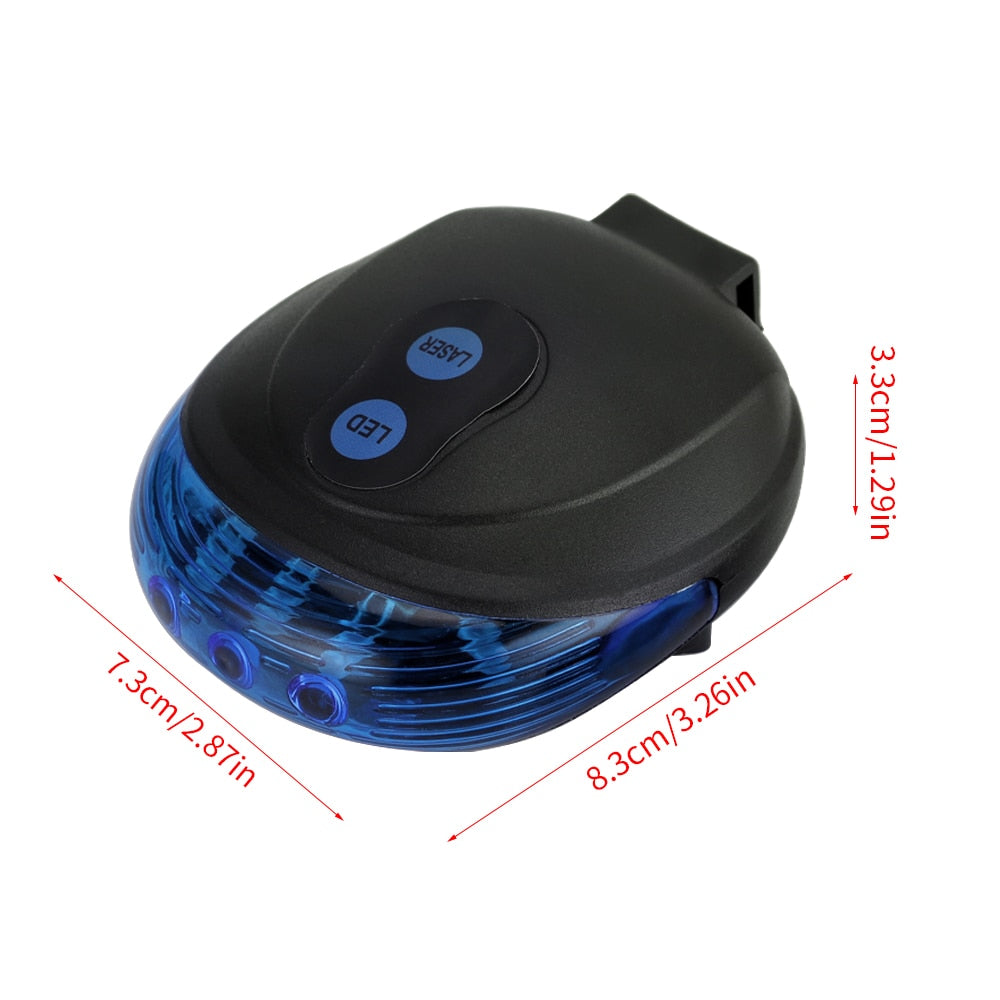 BikeyLight - Fietslamp Met Laser Pro