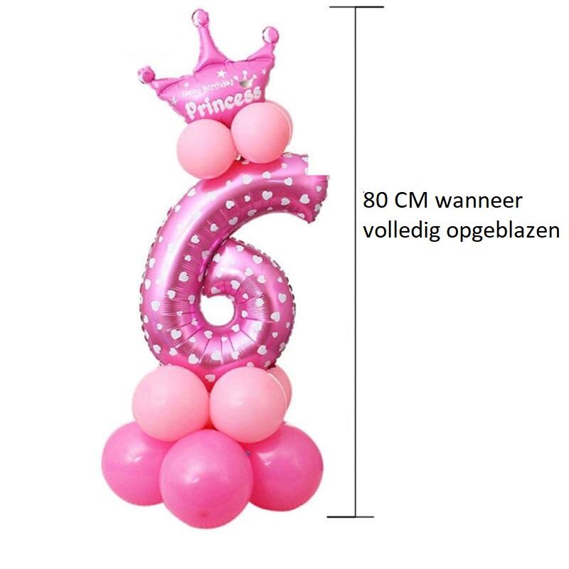 Verjaardagsballon van 80 cm hoog - Babys en meer