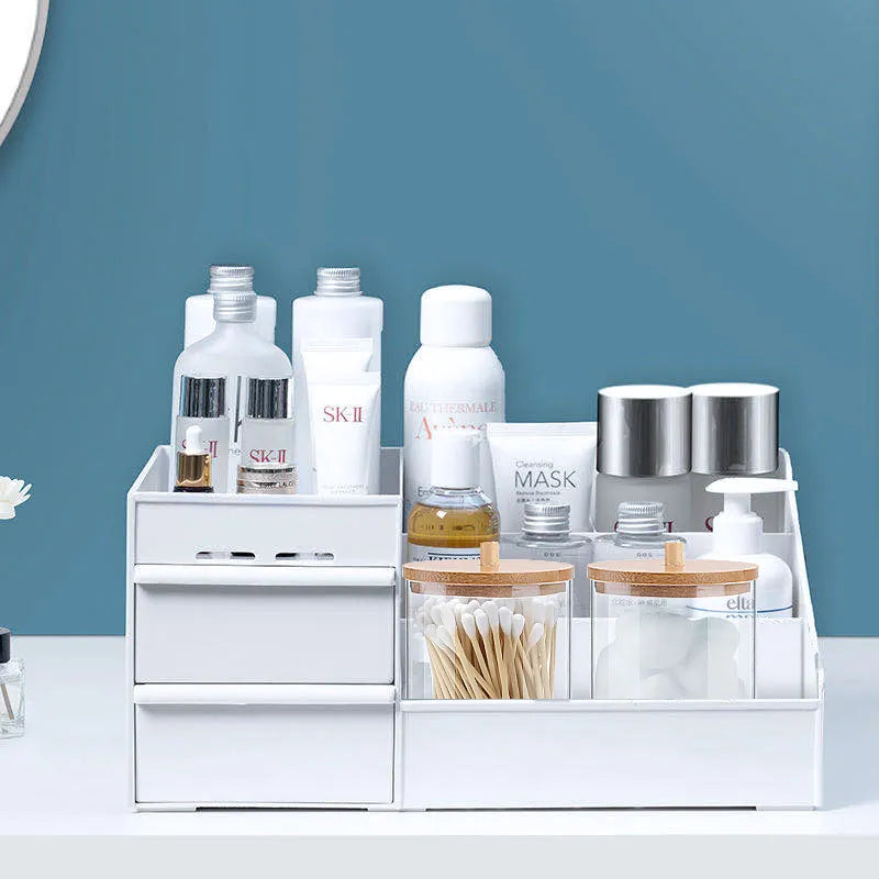 Cosmetica Organizer met Bamboe Deksel
