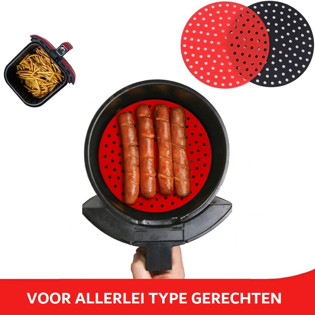 Siliconen Inlegvel 2.0 geschikt voor de Airfryer en Heteluchtfriteuse (1+1 GRATIS)