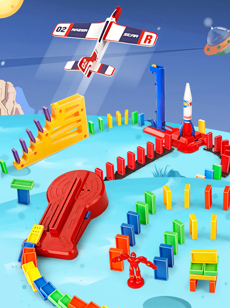 Domino-Flugpaket – Machen Sie die schönsten Kreationen!