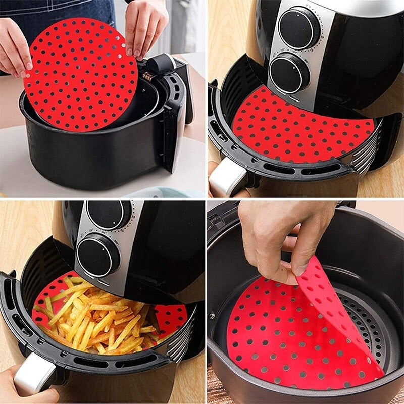 Siliconen Inlegvel 2.0 geschikt voor de Airfryer en Heteluchtfriteuse (1+1 GRATIS)