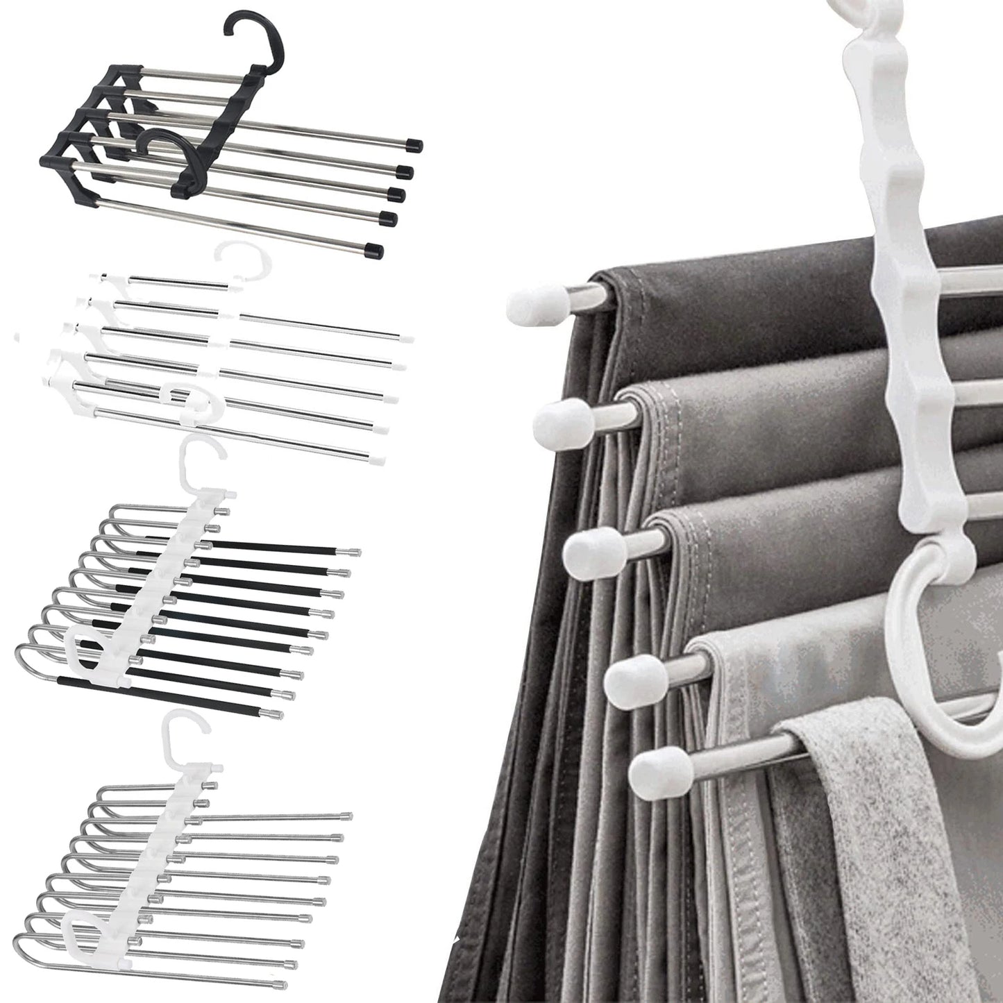 Multifunctionele Kledinghanger 5-in-1 - Scandinavisch Design