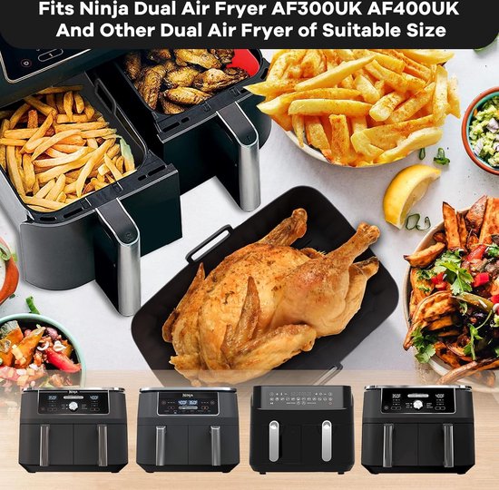 Dubbele Siliconen Ovenschaal Geschikt Voor De Airfryer