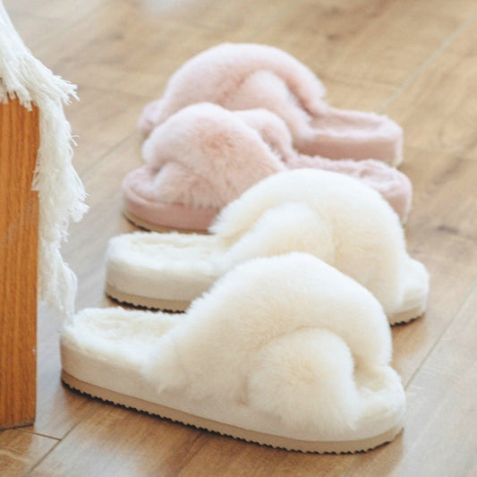 Warme Fluffy Pantoffels