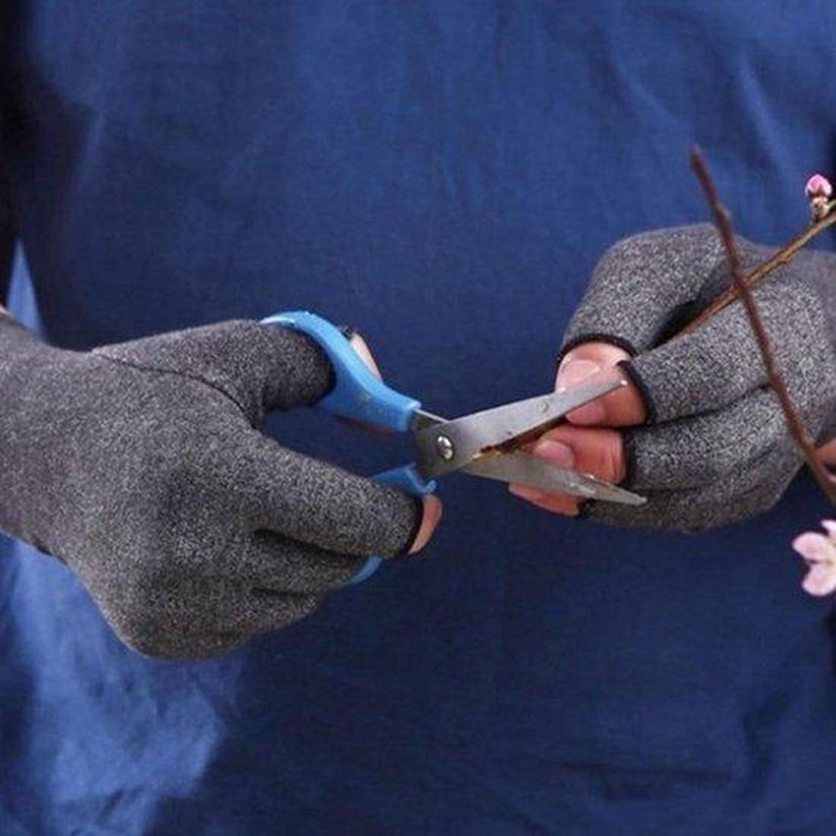 Kompressions-Rheuma-Handschuhe mit offenen Fingerspitzen