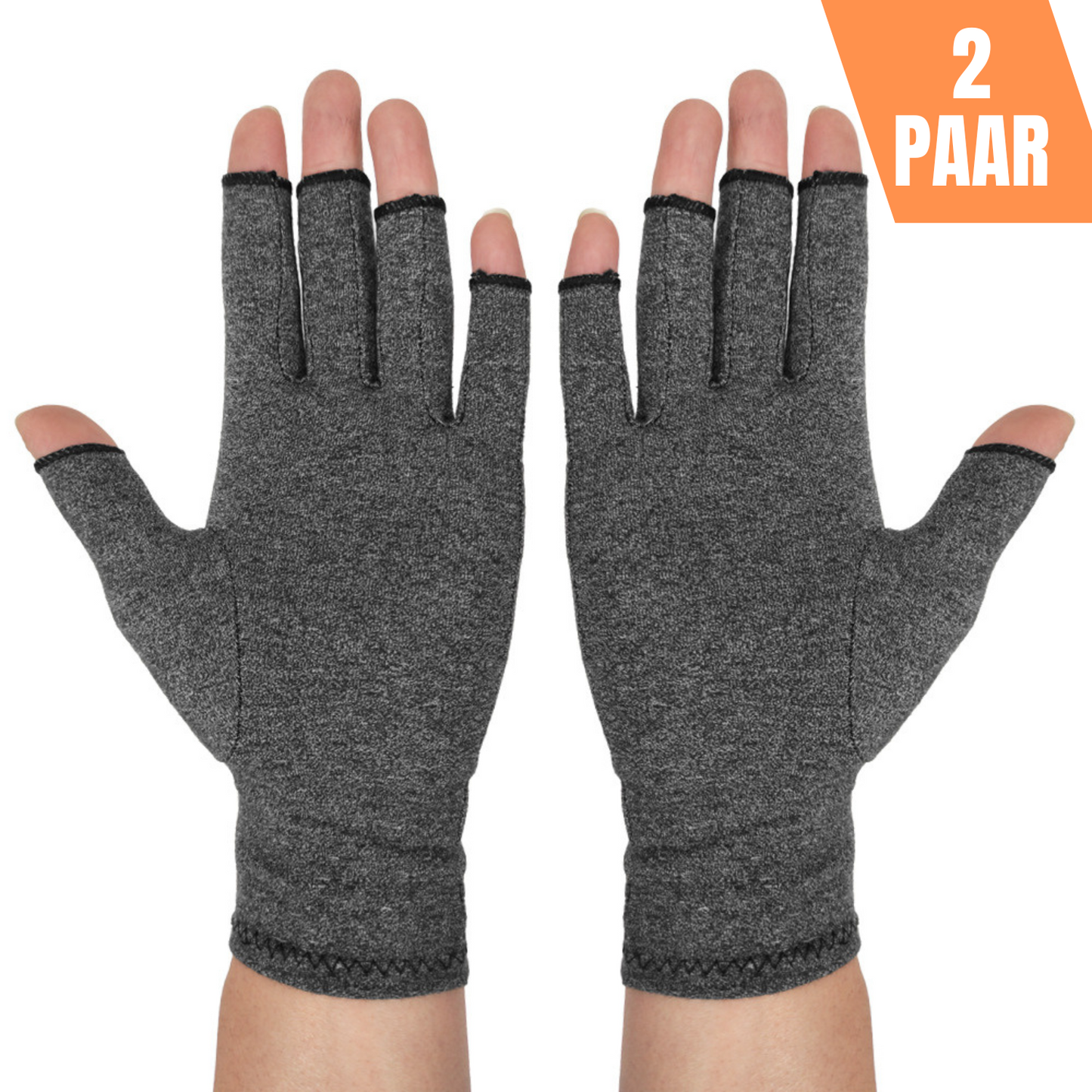 Kompressions-Rheuma-Handschuhe mit offenen Fingerspitzen