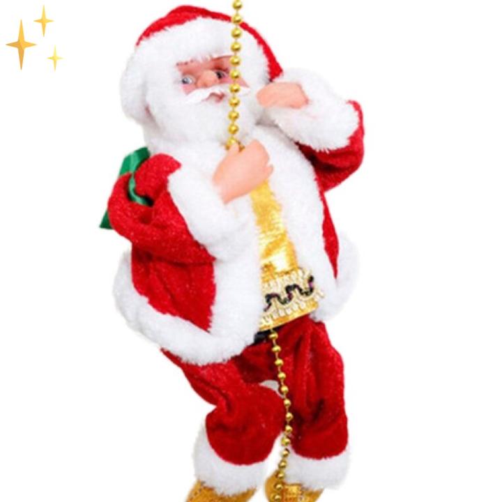 Santy - Touwklimmende Kerstman Automatisch