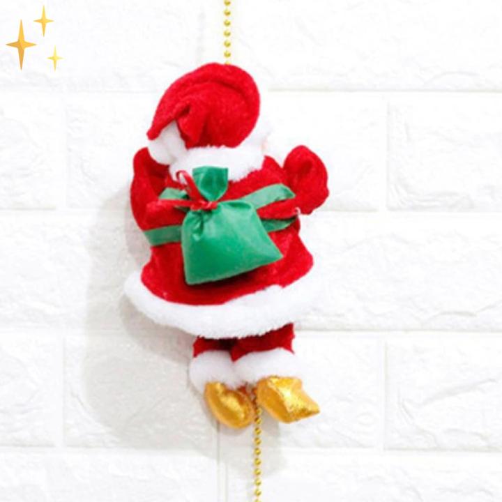 Santy - Touwklimmende Kerstman Automatisch