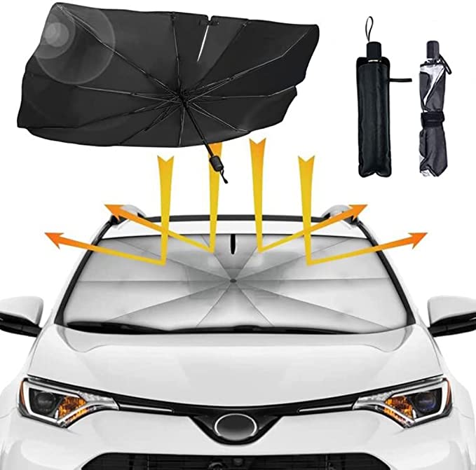 Zonnescherm Premium Auto Vooruit + GRATIS 2x Zonneschermen