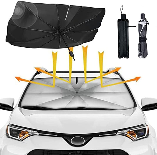 Zonnescherm Premium Auto Vooruit + GRATIS 2x Zonneschermen