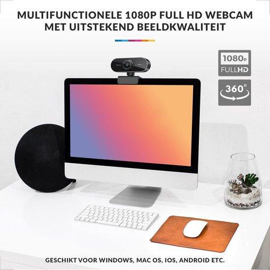 Full HD Webcam -  Met USB & Microfoon - Trends & Meer
