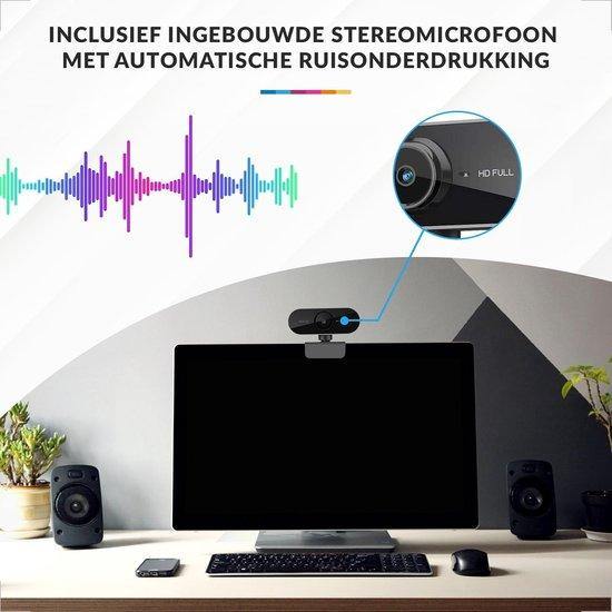 Full HD Webcam -  Met USB & Microfoon - Trends & Meer