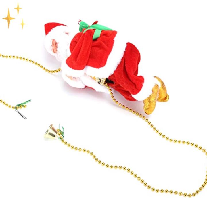 Santy - Touwklimmende Kerstman Automatisch
