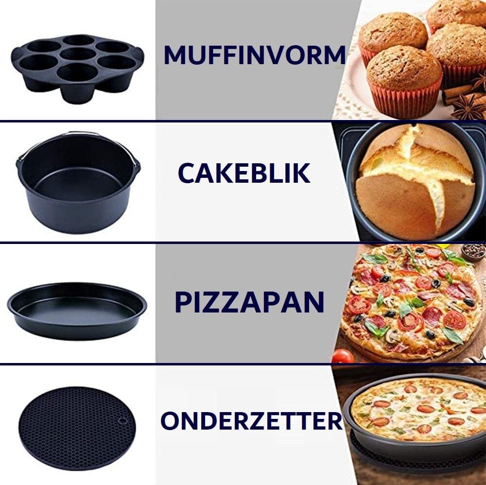 Heteluchtfriteuse Accessoires - Complete Bakset