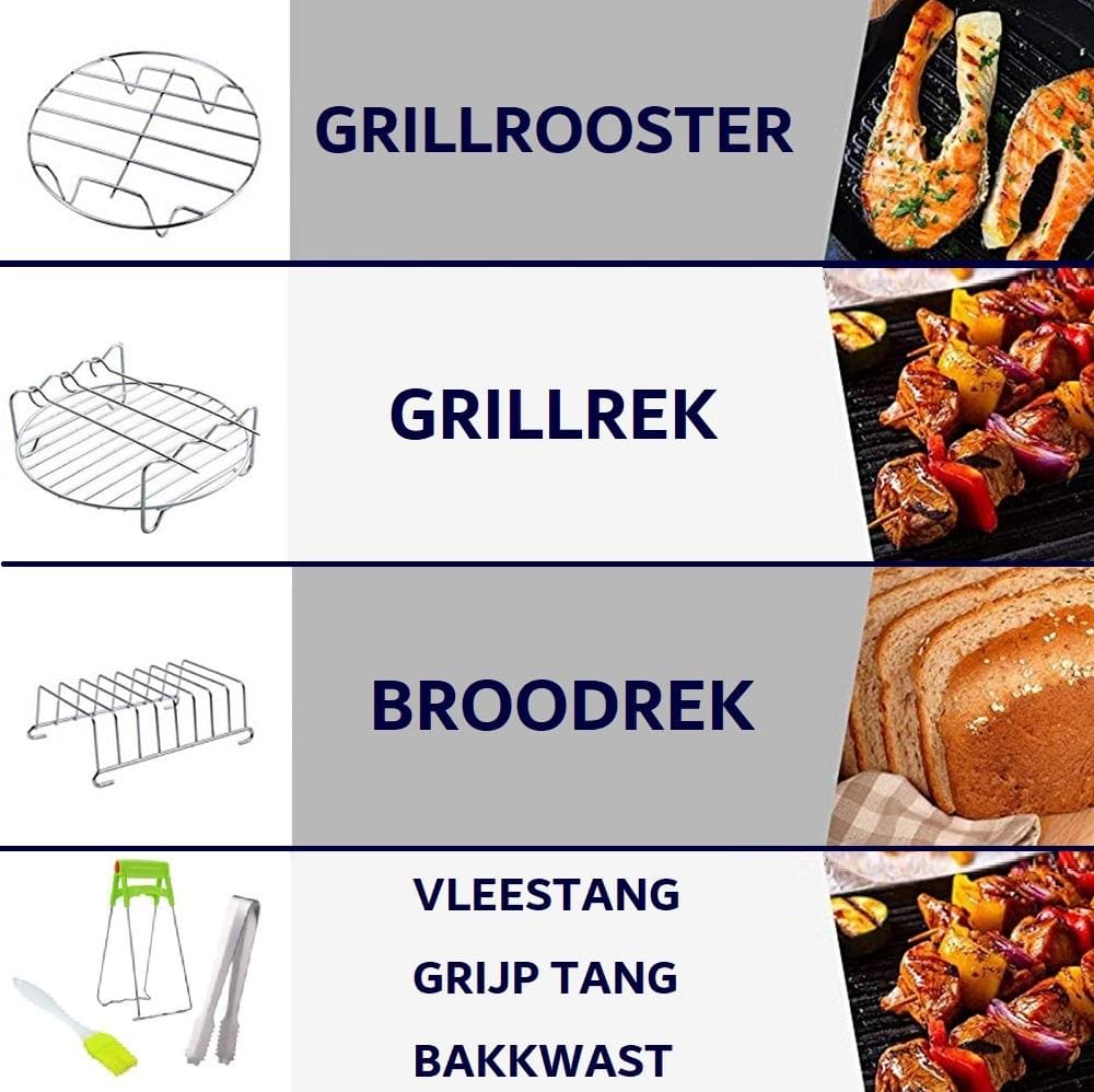 Heteluchtfriteuse Accessoires - Complete Bakset