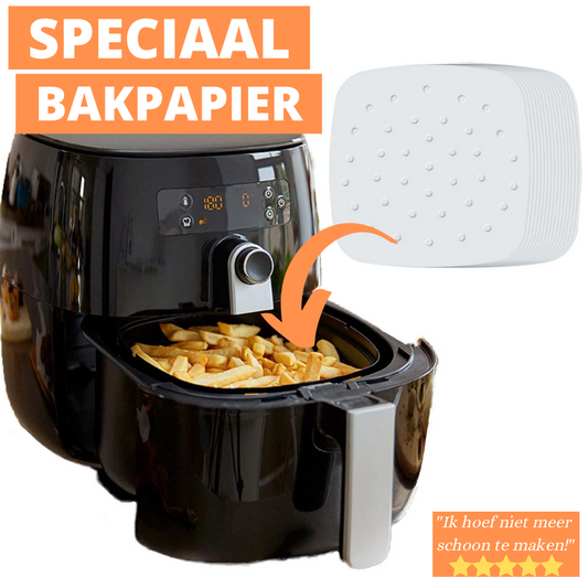 Inlegvellen Geschikt Voor Airfryer - Vetbestendig (100 stuks)