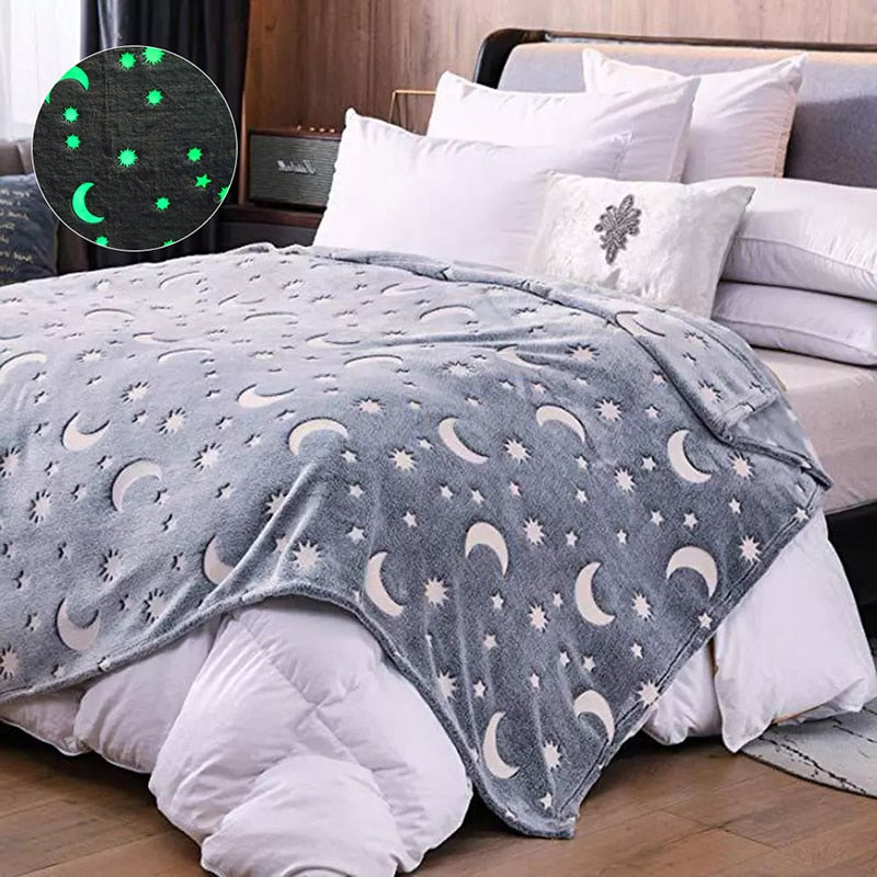 Starnug - Fleece Deken Glow-In-The-Dark