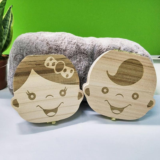 Melktandendoosje van 100% hout - Babys en meer