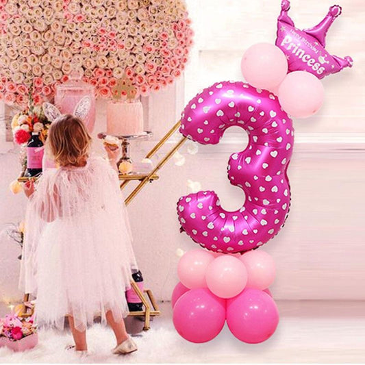 Verjaardagsballon van 80 cm hoog - Babys en meer