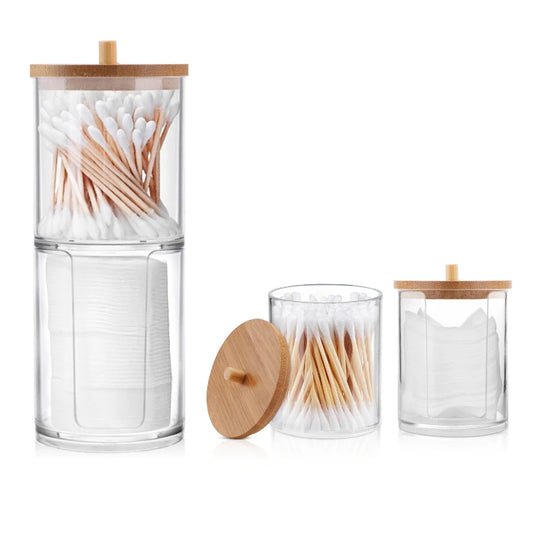 Cosmetica Organizer met Bamboe Deksel