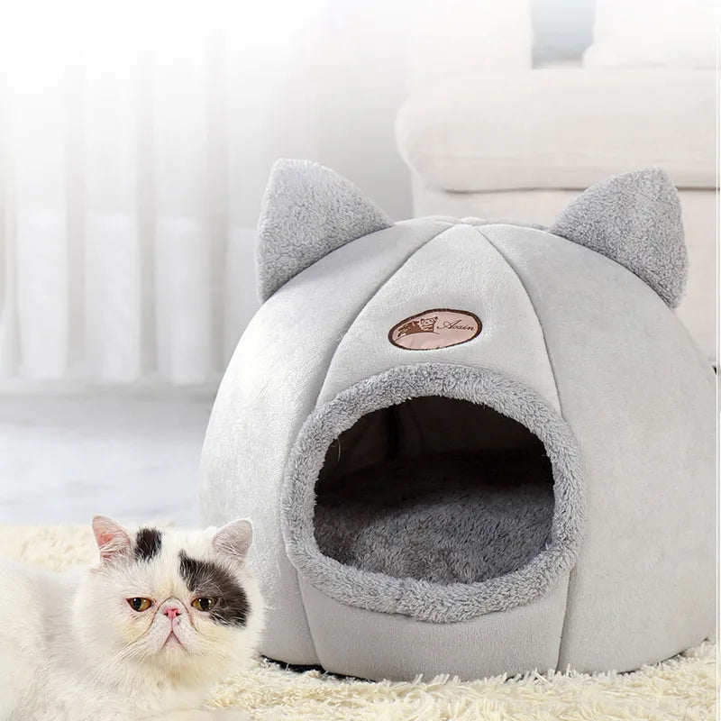 Cozy Cave Winter Pet Bed - Kattenhuis - Kattenmand