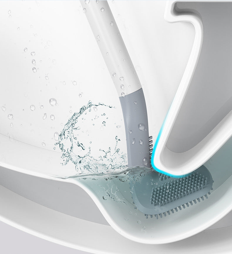 360 Graden Siliconen Toiletborstel Pro