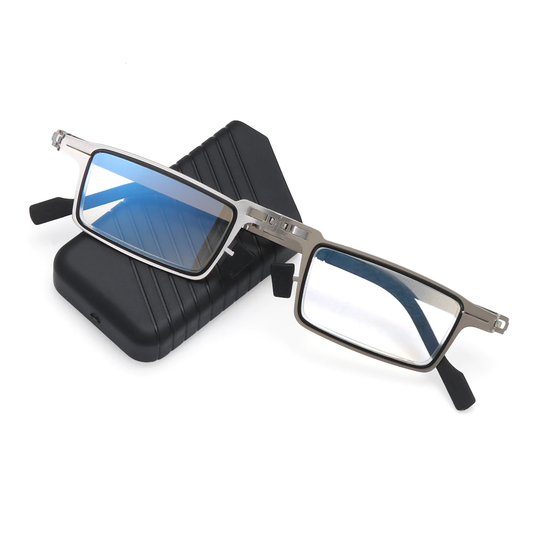 Computer Bril Titanium - Anti Blauw Licht Bril Inklapbaar