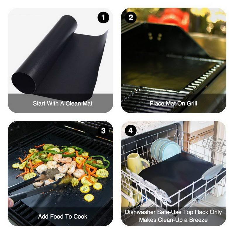 FirePlate Vetvrije BBQ Grillmat - Trends & Meer