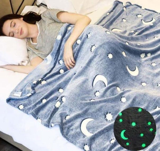 Starnug - Fleece Deken Glow-In-The-Dark